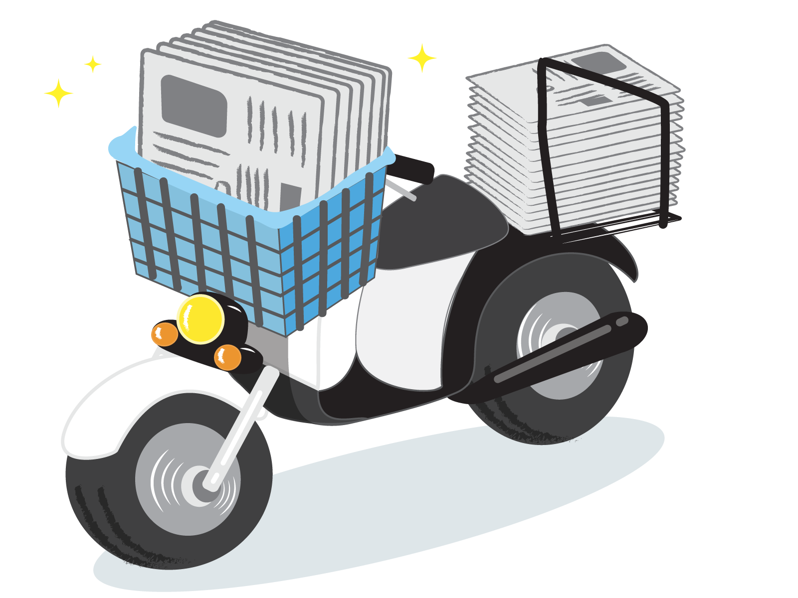 バイクのイラスト
